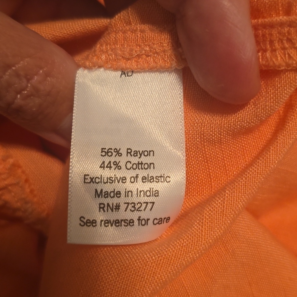 LC Lauren Conrad Peach Dress Size M (Bin 7) - Picture 8 of 9